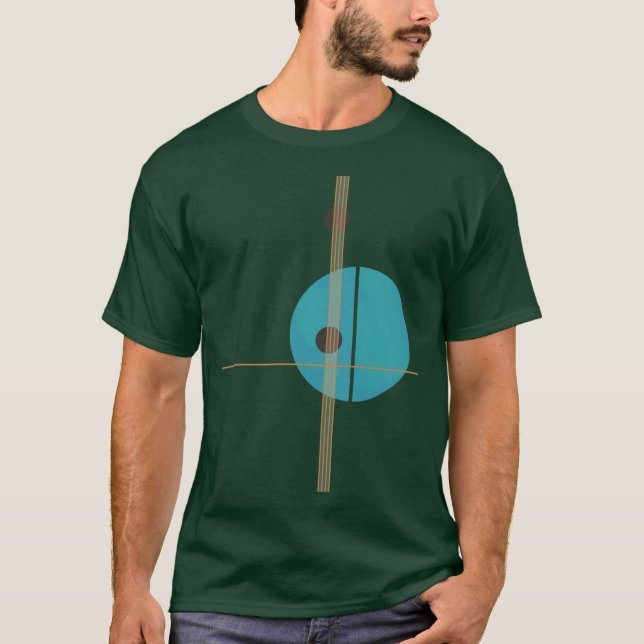 Geometrisk Abstrakt Art 1 T Shirt (Framsida)