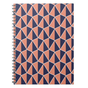 Geometrisk abstrakt: Art Deco-sömlös Anteckningsbok