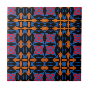 Geometrisk Abstrakt Art, fet form Vibrant Färg Kakelplatta