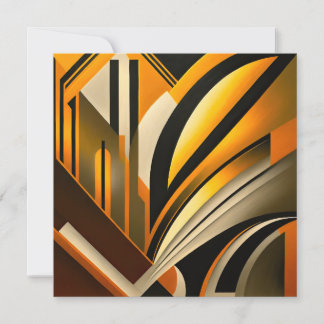 Geometrisk Abstrakt Art Inbjudningar