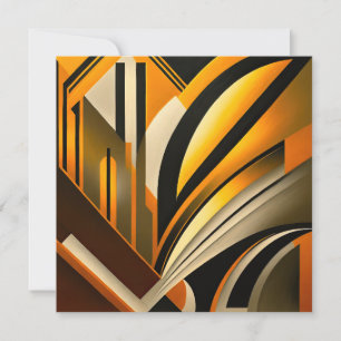 Geometrisk Abstrakt Art Inbjudningar