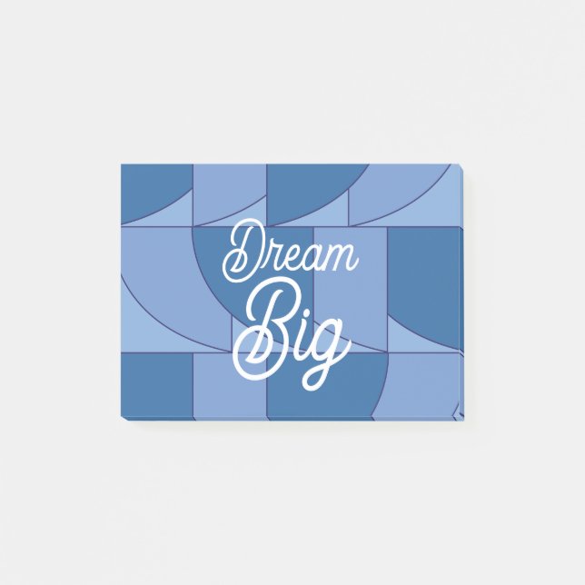 Geometrisk Abstrakt Art Post-it Block (Framsida)