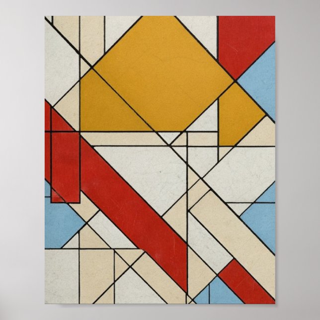 Geometrisk Abstrakt Art Poster (Framsidan)