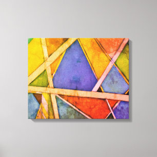 Geometrisk abstrakt canvastryck