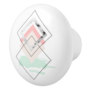 Geometrisk abstrakt design knopp