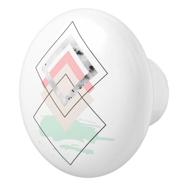 Geometrisk abstrakt design knopp (Höger)