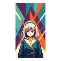 Geometrisk abstrakt för minimalistisk retroanimera