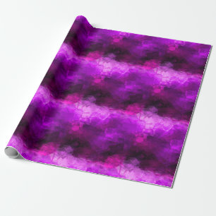 Geometrisk Abstrakt för modern Lila Rosa Presentpapper