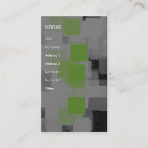 Geometrisk abstrakt "för nattvision" visitkort