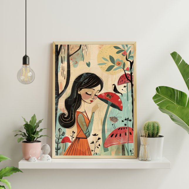 Geometrisk Abstrakt för nordiska Blommigtar Poster (Skapare uppladdad)