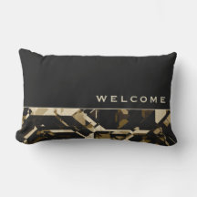 Geometrisk Abstrakt för Tan Black & Beige | Välkom