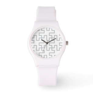 Geometrisk abstrakt golvdesign armbandsur