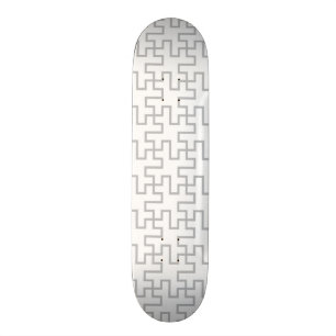 Geometrisk abstrakt golvdesign skateboard bräda 19,5 cm