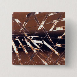 Geometrisk Abstrakt i Brown och Black Knapp