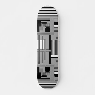 Geometrisk abstrakt i mönster mini skateboard bräda 18,5 cm