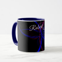 Geometrisk Abstrakt Kaffemugge