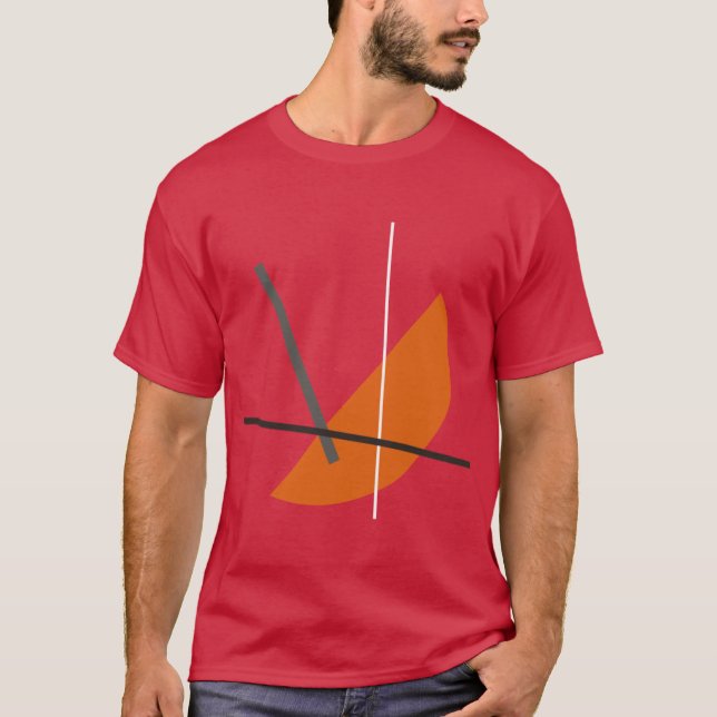 Geometrisk Abstrakt Konst 2 T Shirt (Framsida)