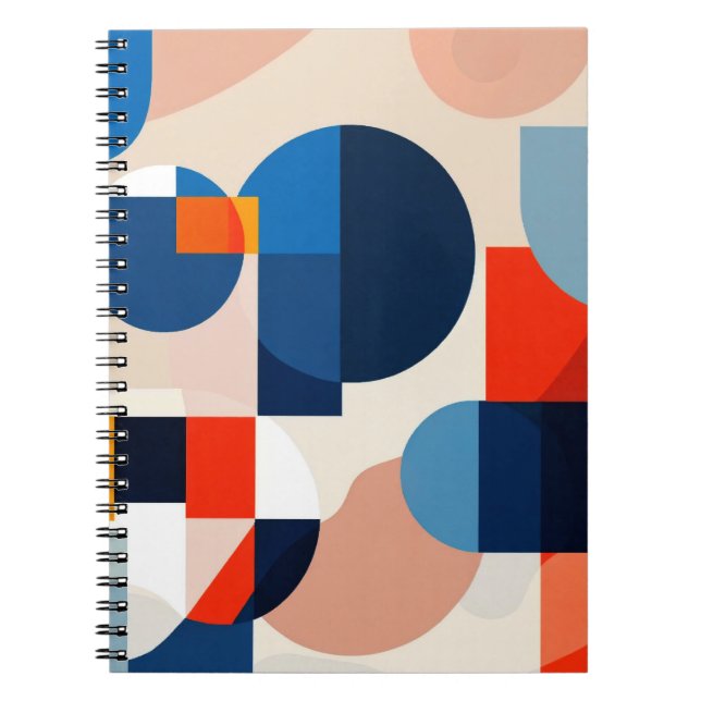 Geometrisk Abstrakt konst. Anteckningsbok (Framsidan)