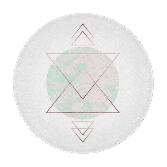 Geometrisk abstrakt konstdesign (Framsidan)