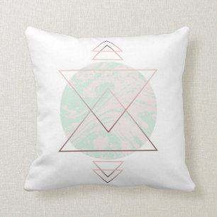 Geometrisk abstrakt konstdesign kudde