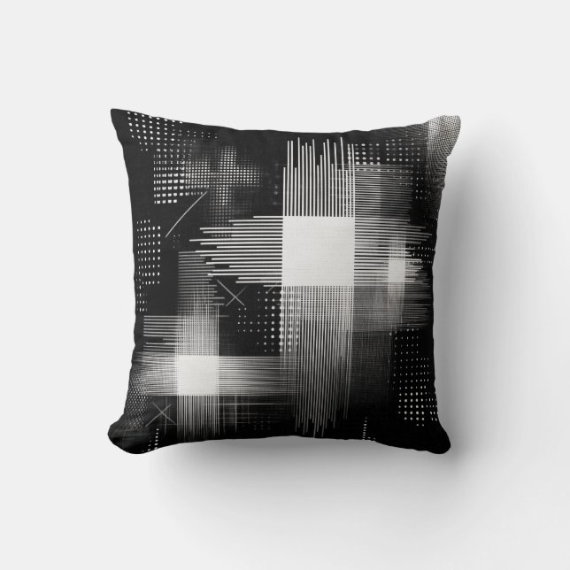 Geometrisk abstrakt kudde (Framsida)