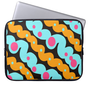 Geometrisk abstrakt laptop fodral