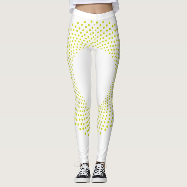 Geometrisk abstrakt leggings (Framsida)