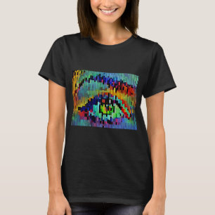 Geometrisk Abstrakt Linjer livmoder öga Original A T Shirt
