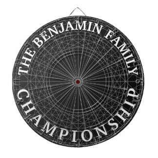 geometrisk abstrakt modern anpassade familjegåva darttavla