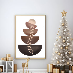 Geometrisk abstrakt modern minimal väggkonst poste