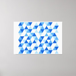 Geometrisk Abstrakt Modern Triangles II Canvastryck