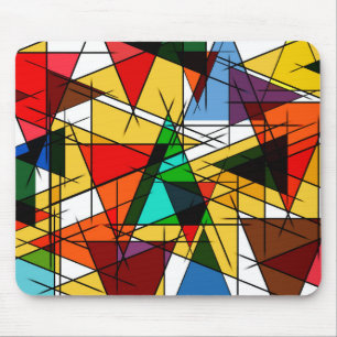 Geometrisk Abstrakt Musmatta