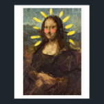 Geometrisk,abstrakt,porträtt,mona lisa Poster<br><div class="desc">Geometriskt, abstrakt, minimal, modern, pastelliserad, </div>