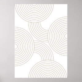 Geometrisk abstrakt poster