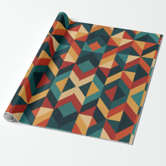 geometrisk abstrakt presentpapper