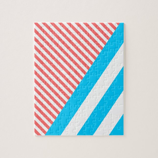 geometrisk, abstrakt pussel (Vertikal)