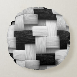 Geometrisk abstrakt rund kudde