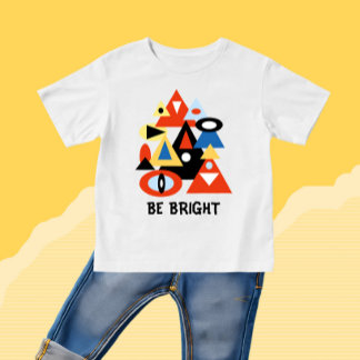 Geometrisk abstrakt t shirt