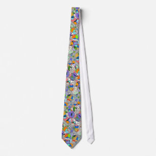 Geometrisk abstrakt tie slips