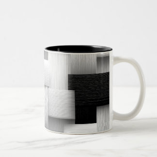 Geometrisk abstrakt Två-Tonad mugg
