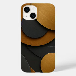 Geometrisk abstrakt utformning av lyxsvart och Gul