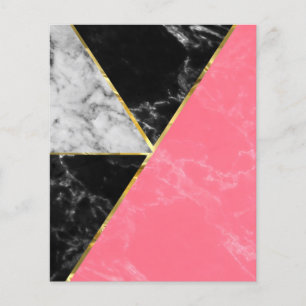 Geometrisk abstrakt utformning av marble färg-saml flygblad