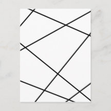 Geometrisk abstrakt - vit och svart.