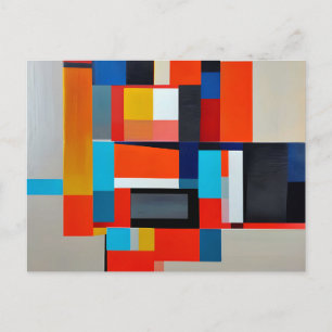 Geometrisk Abstrakt Vykort