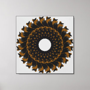 Geometrisk abstraktion canvastryck