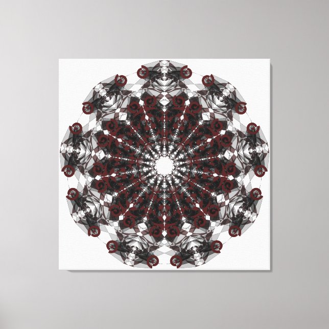 Geometrisk abstraktion canvastryck (Framsida)