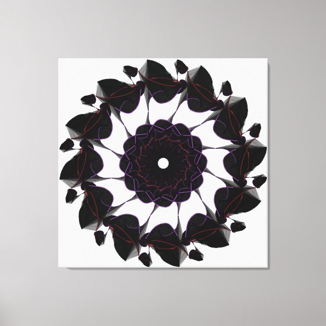 Geometrisk abstraktion canvastryck (Framsida)