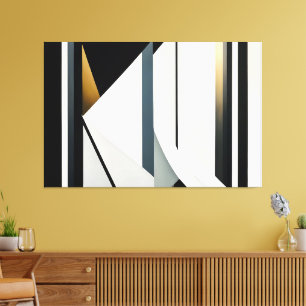 Geometrisk abstraktion canvastryck