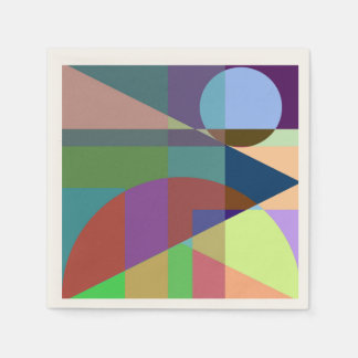 Geometrisk abstraktion pappersservett
