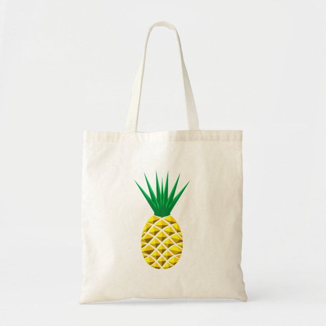 Geometrisk ananas tygkasse (Framsidan)